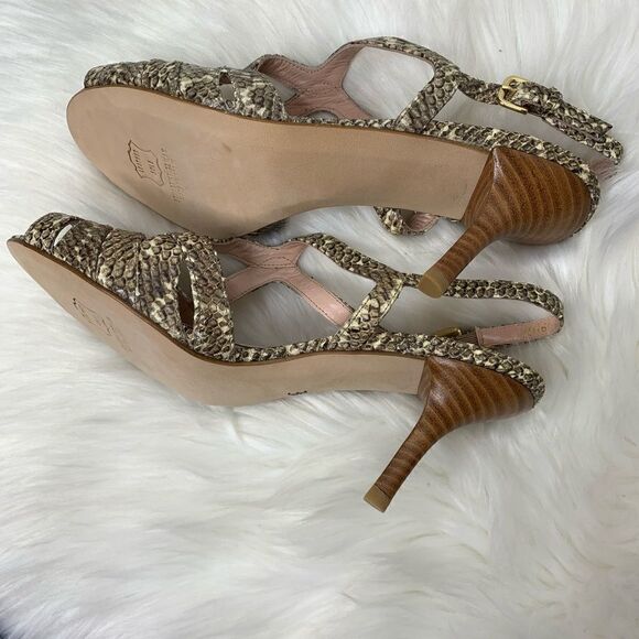 Stuart weitzman snakeskin slingback sandals - Picture 6 of 7